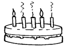 It's a lot smarter to use binary notation on candles for birthdays as you get older, as you don't need as many candles.
