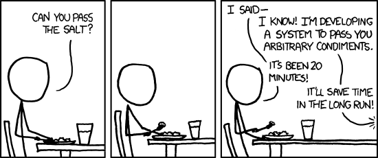 A xkcd comic on the general problem