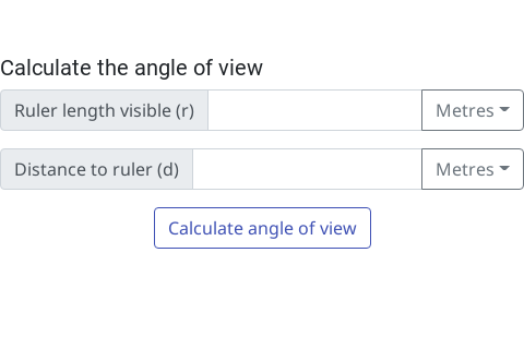 Thumbnail of Angle Of View Calculator interactive