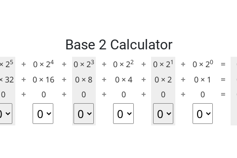 Thumbnail of Base Calculator interactive
